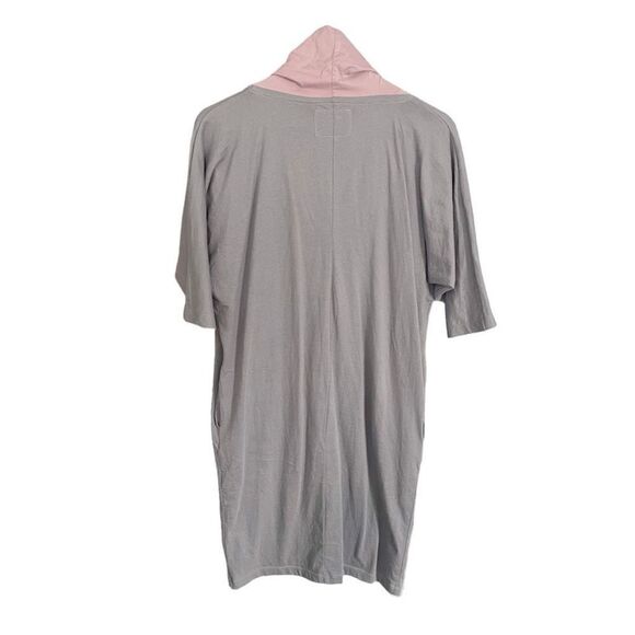 Tonlé Cowl Neck Dress Gray Pink Size Medium - Picture 2 of 4